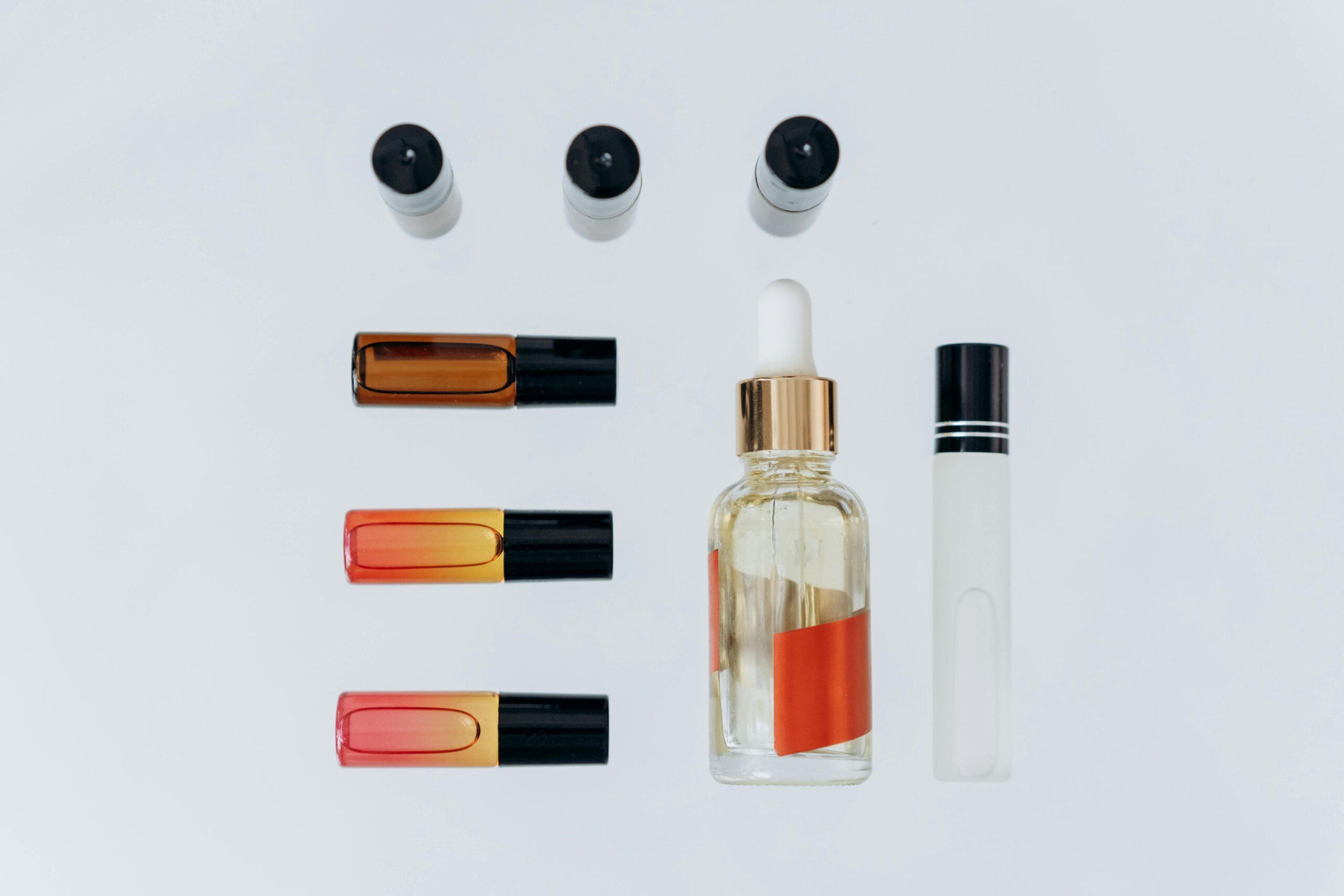 Before and after photo showcasing smoother, glowing skin thanks to organic flower treatments.