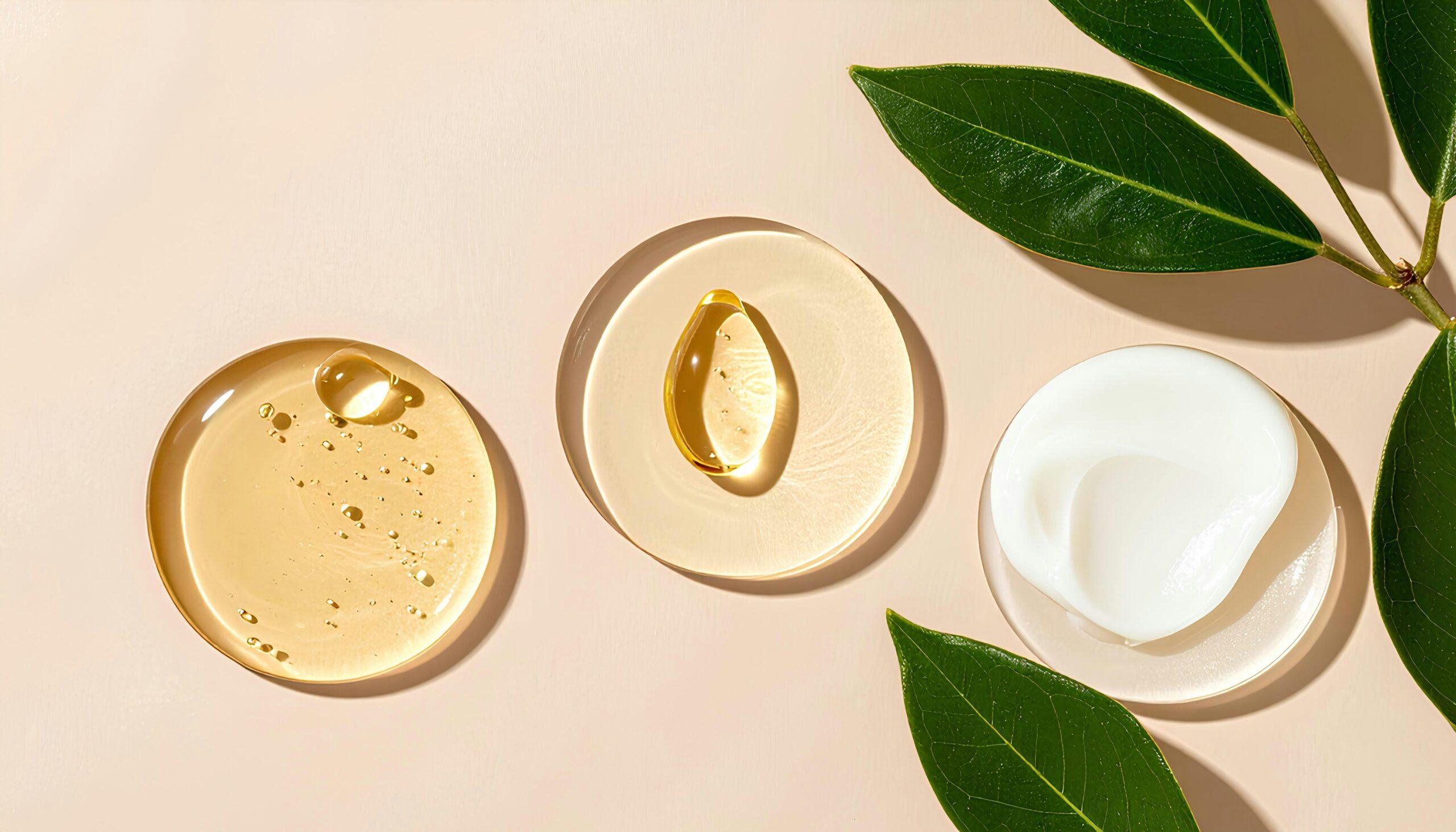 Infographic comparing synthetic skincare vs natural skincare ingredients